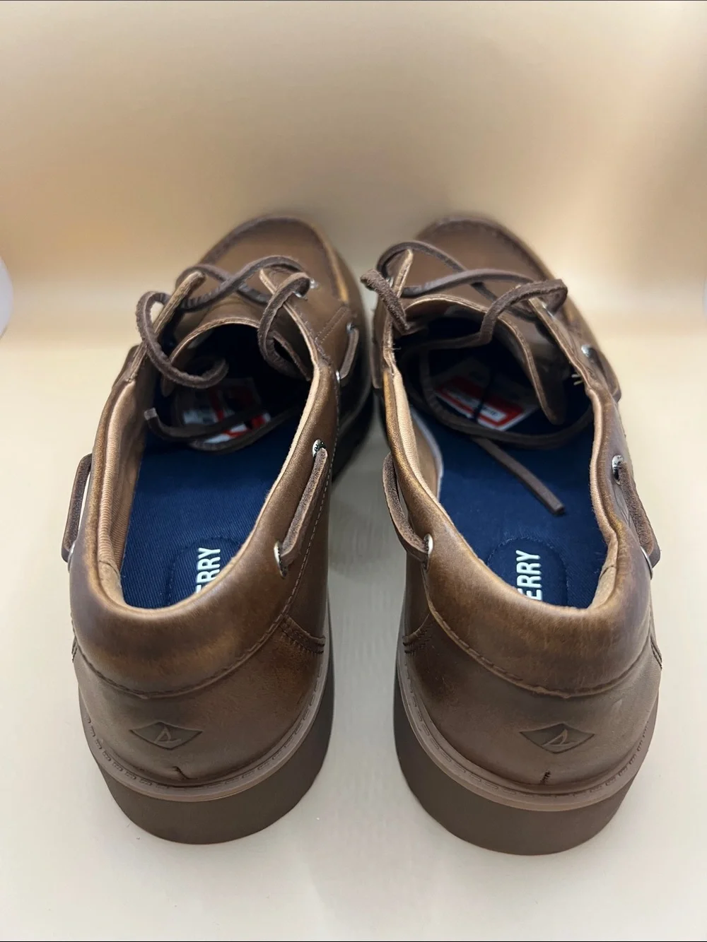 Sperry Brown Leather Two-Eye Boat Shoes